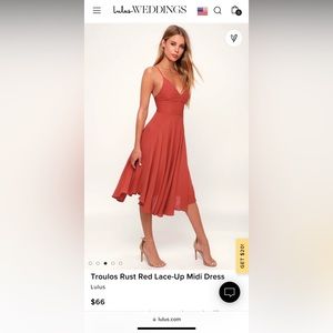Lulu’s summer/ wedding guest dress - Medium